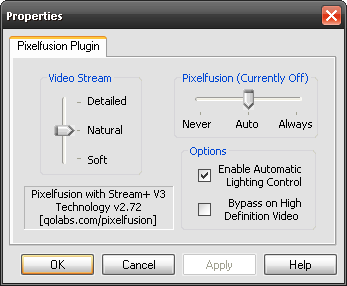 Pixelfusion for Windows Media Player 3.03 full